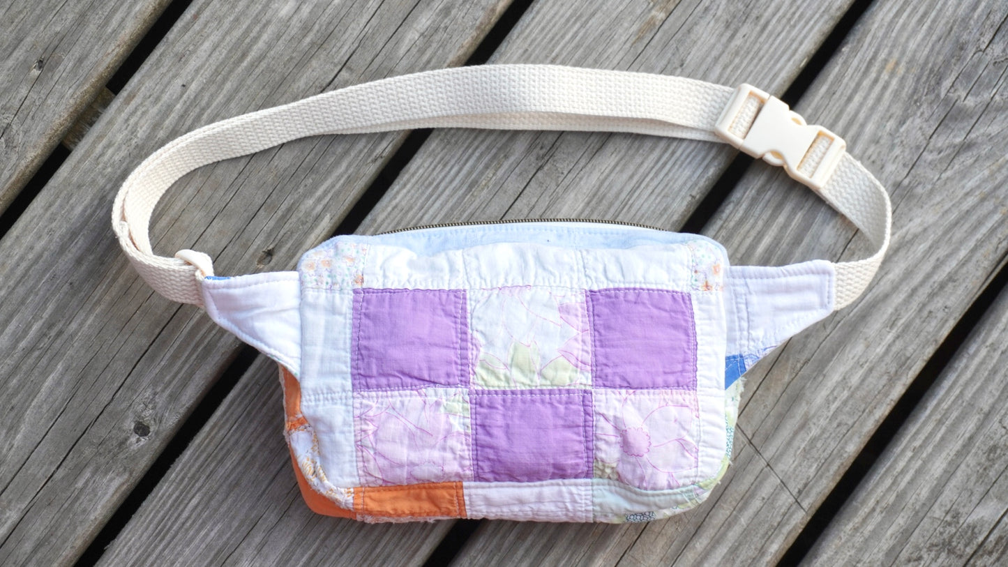 Pink Nine Patch Fanny Pack