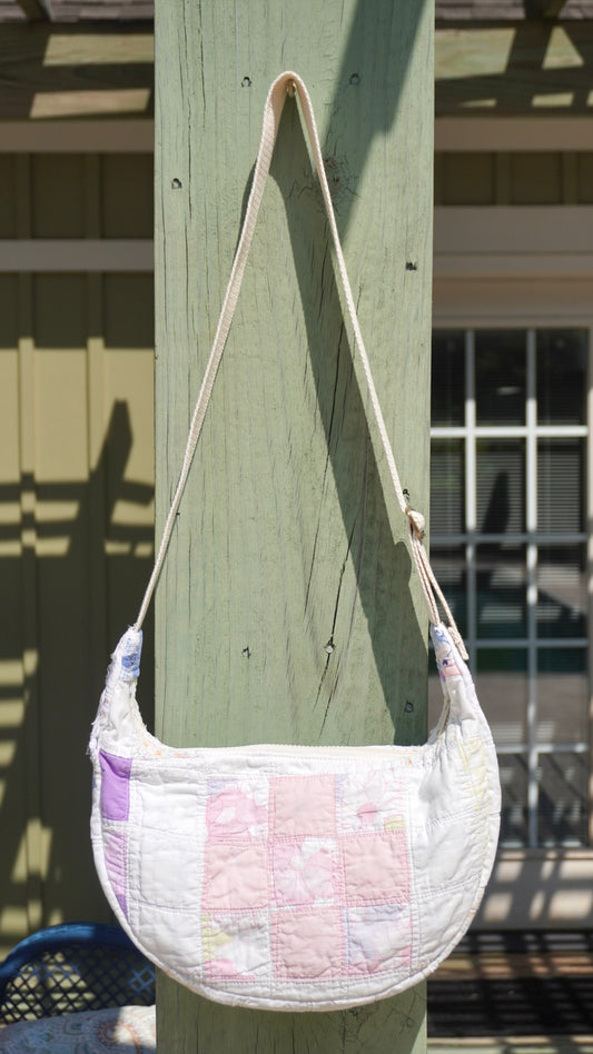 Nine Patch Crescent Bag