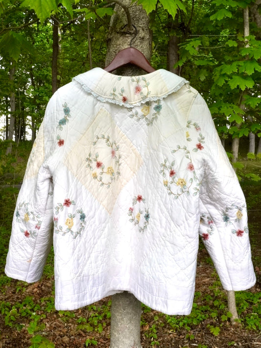 White Quilt Coat