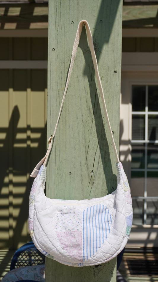 Soft Heart Crescent Bag #2