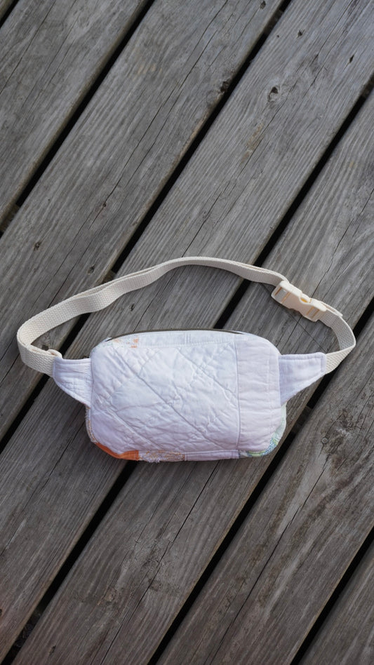 Red Nine Patch Fanny Pack