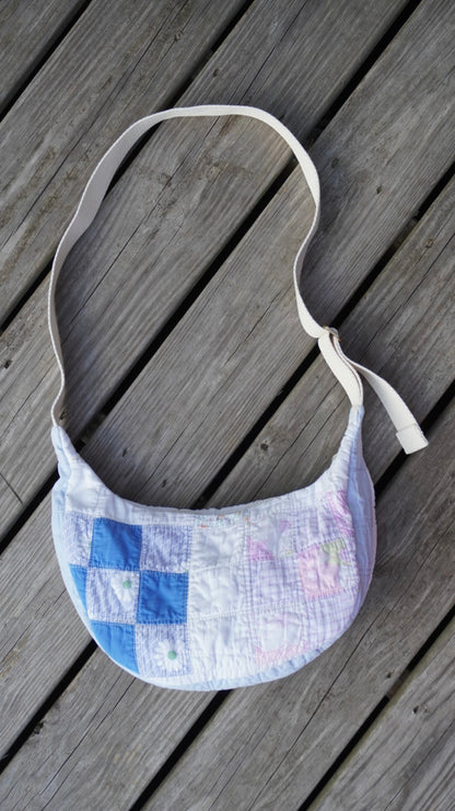 Nine Patch Crescent Bag #2