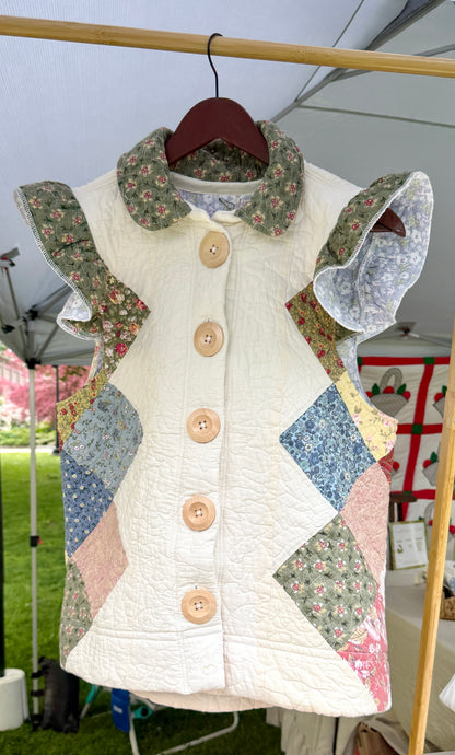 Flutter Sleeve Quilt Vest