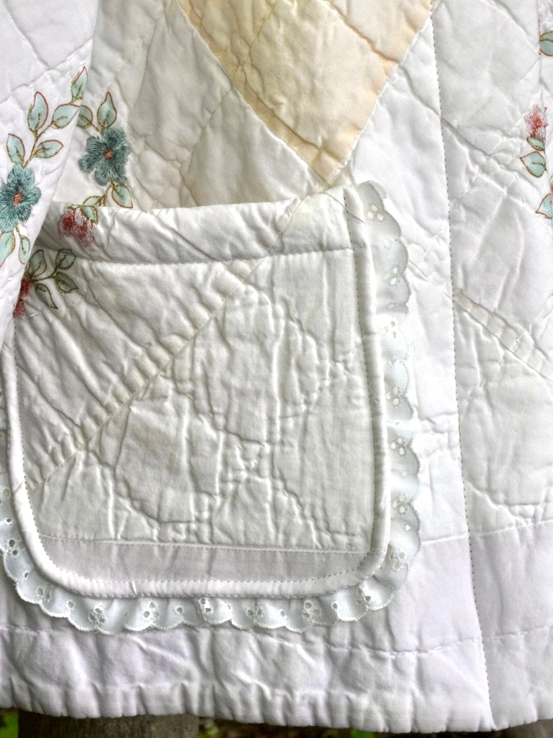 White Quilt Coat