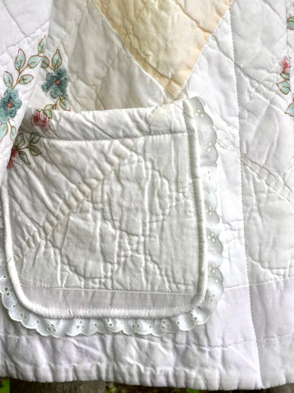 White Quilt Coat